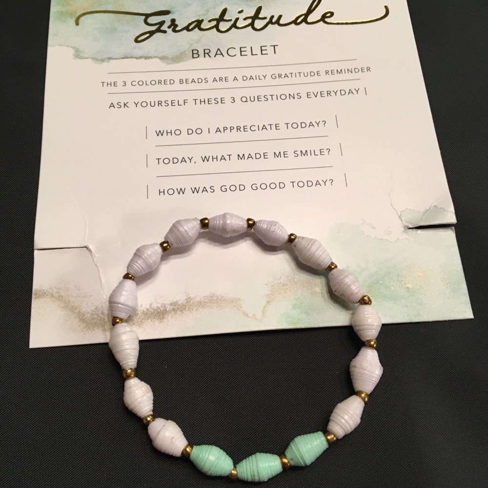 Gratitude bracelet